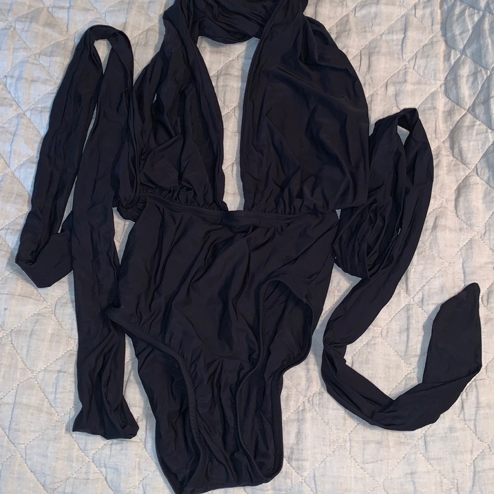 Maillot Halter black swimsuit, Lenny Niemeyer, S, NWT - Picture 2 of 9